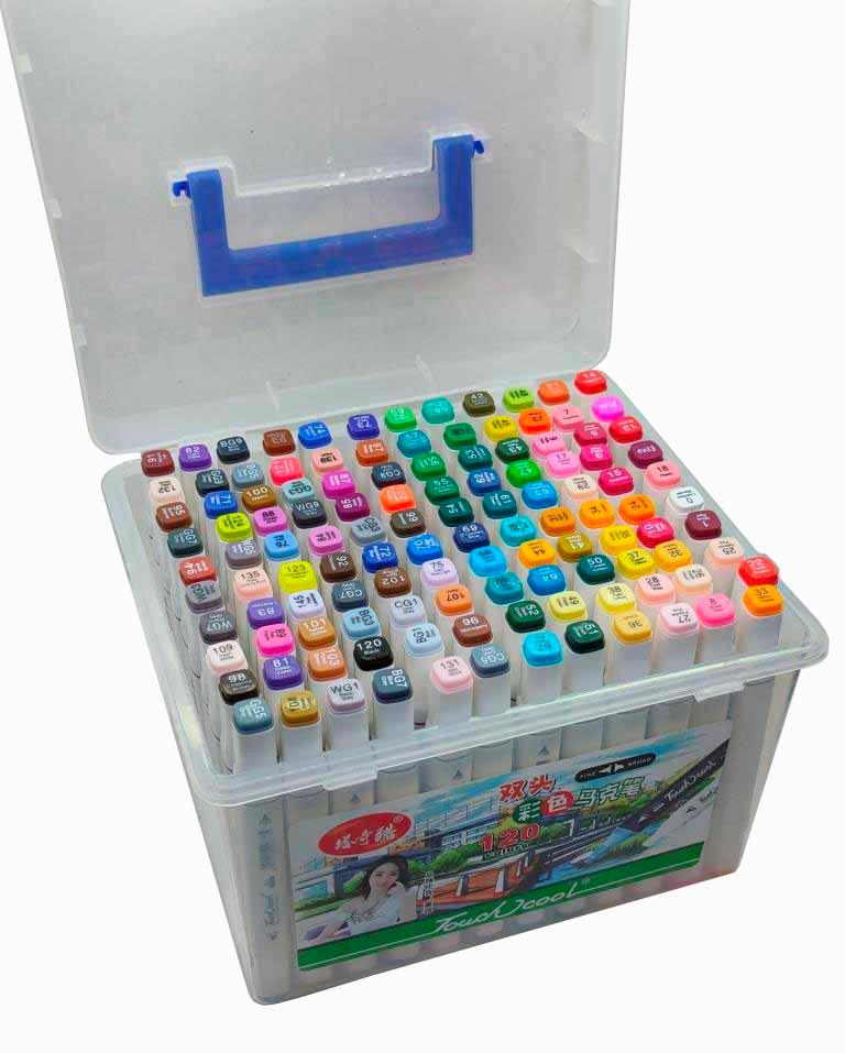 MG Traders Marker Touch Cool Marker Set 120 Color Box (120T)