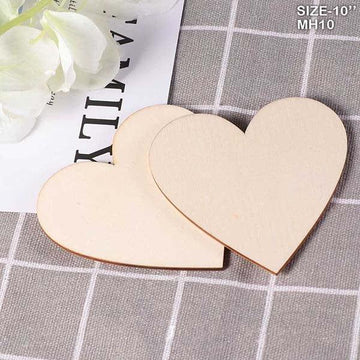 MG Traders MDF Boards & Base Mdf Heart 10 Inch  10Pcs (Mh10)