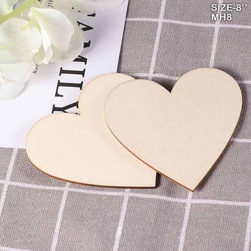MG Traders MDF Boards & Base Mdf Heart 8 Inch  10Pcs (Mh8)