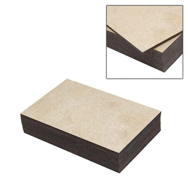 MG Traders Mdf Cutout Mdf Rectangle 4X6 10Pcs (Mre46)