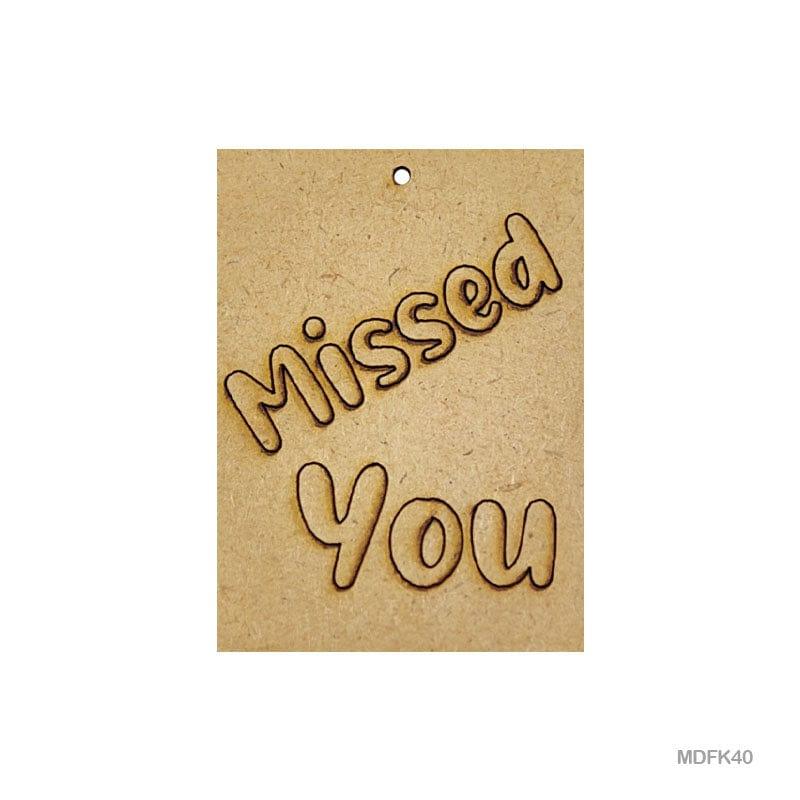 MG Traders MDF & wooden Crafts Mdf Cutout (Mdfk40) (6.5 X 4.7Cm)