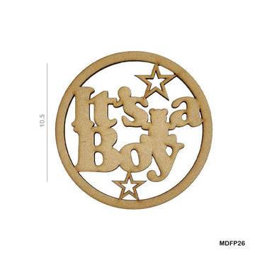 MG Traders MDF & wooden Crafts Mdf Cutout (Mdfp26)