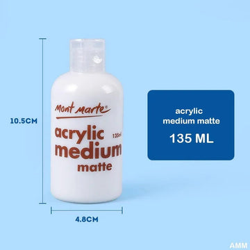 MG Traders Mediums & Varnish Mont Marte Acrylic Medium Matte 135Ml (Amm)