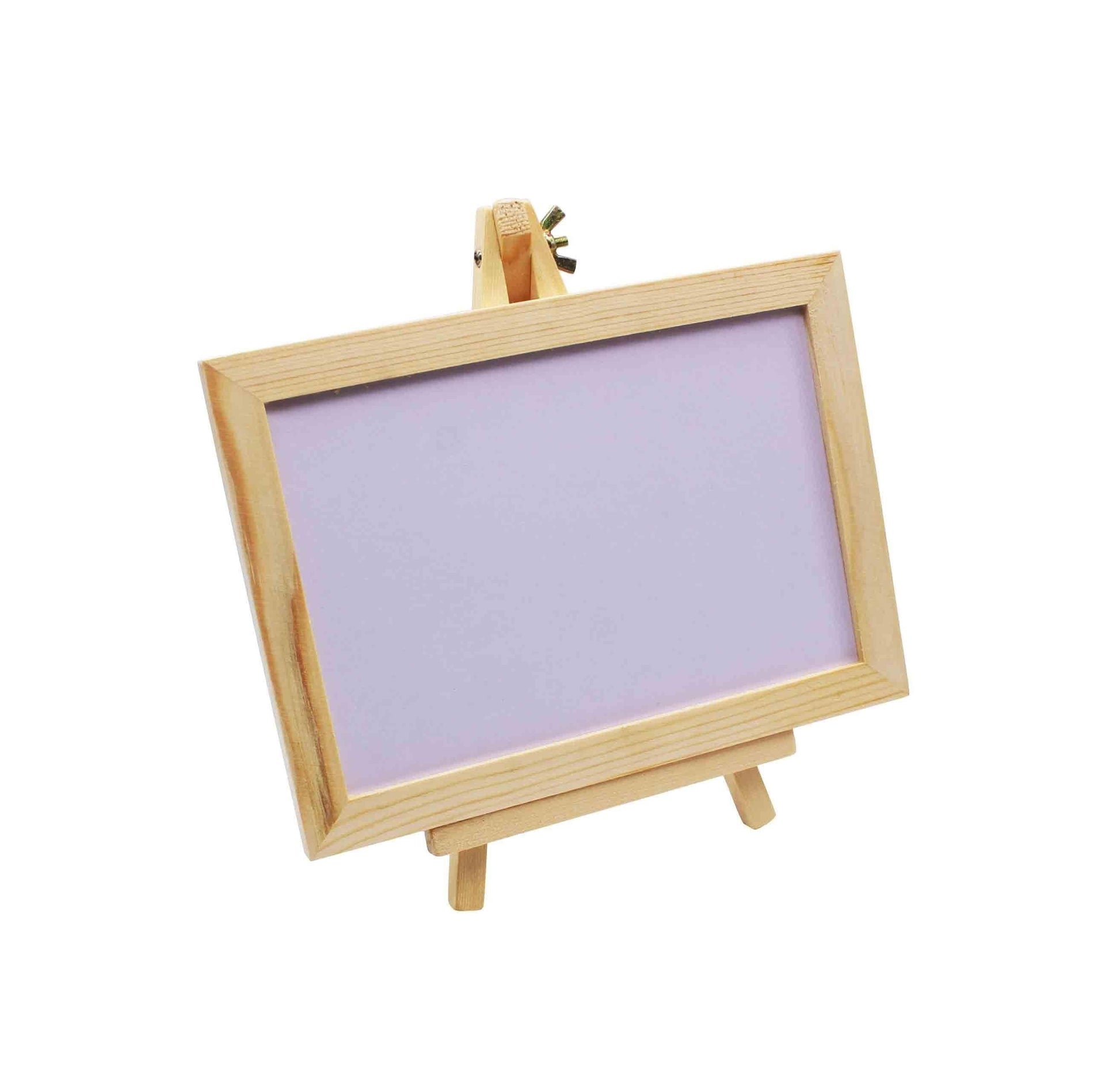 MG Traders Pack Easel Wooden White Board Easel 7" (Wwb7)  (Contain 1 Unit)