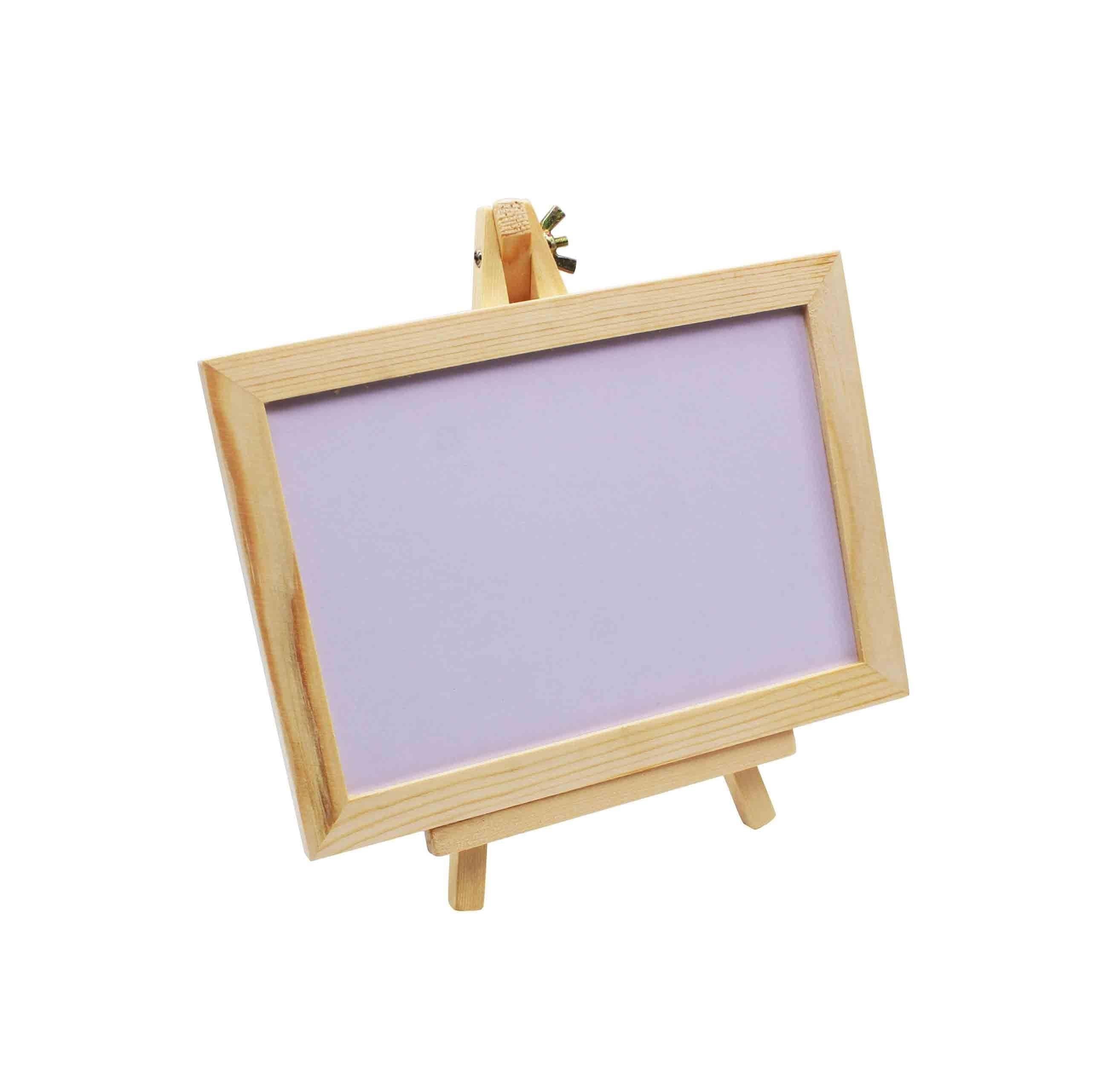 MG Traders Pack Easel Wooden White Board Easel 7" (Wwb7)  (Contain 1 Unit)
