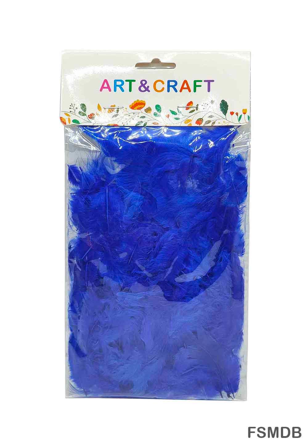 MG Traders Pack Feather Feather Soft Mini Dark Blue (Fsmdb)  (Contain 1 Unit)