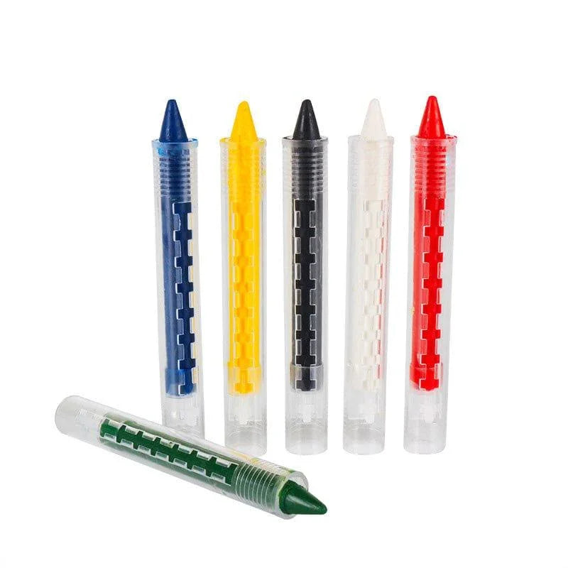 MG Traders Pack Foam, Mount,Cork Sheet Face Paint Stick 6 Bright Color Push-Up (Hb600A)  (Contain 1 Unit)