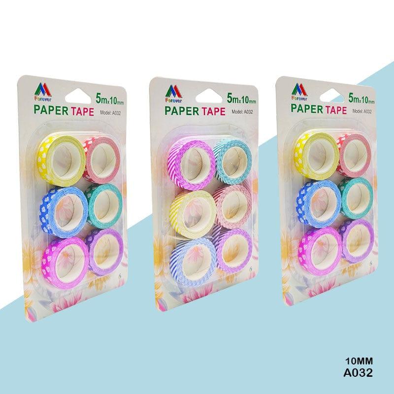 MG Traders Pack Painting Palette A032 Paper Tape 10Mm (A032)  (Contain 1 Unit)