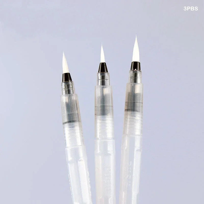 MG Traders Pack Pen 3Pc Pen Brush Set (3Pbs)  (Contain 1 Unit)