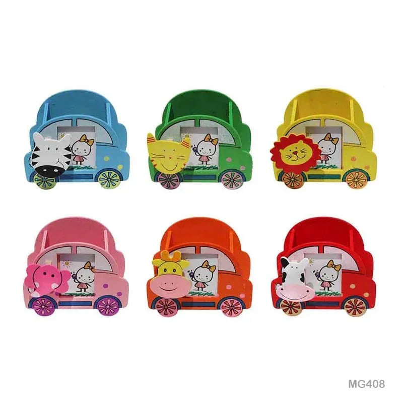 MG Traders Pack Pen Stand Wooden Car Pen Stand (Mg408)  (Contain 1 Unit)