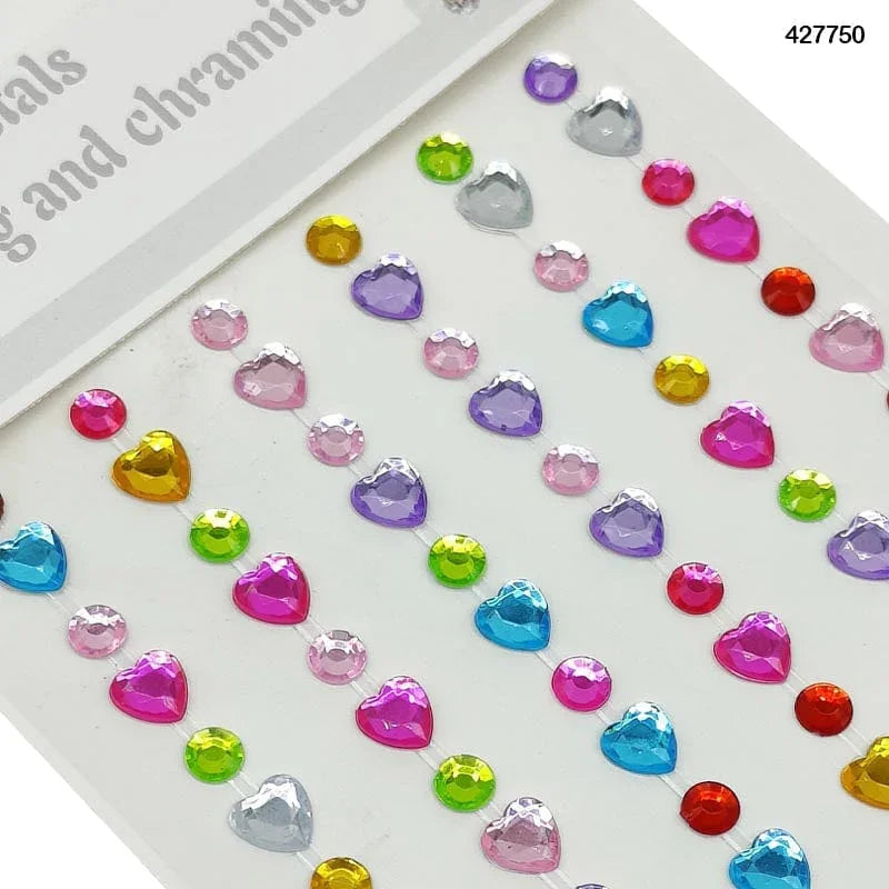 MG Traders Pack Stickers 427750 Design Diamond Journaling Sticker Big  (Contain 1 Unit)