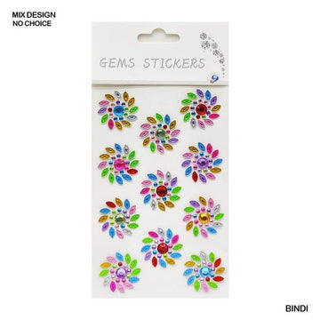 MG Traders Pack Stickers Bindi Diamond Pearl Design Journaling Sticker (Bindi)  (Contain 1 Unit)