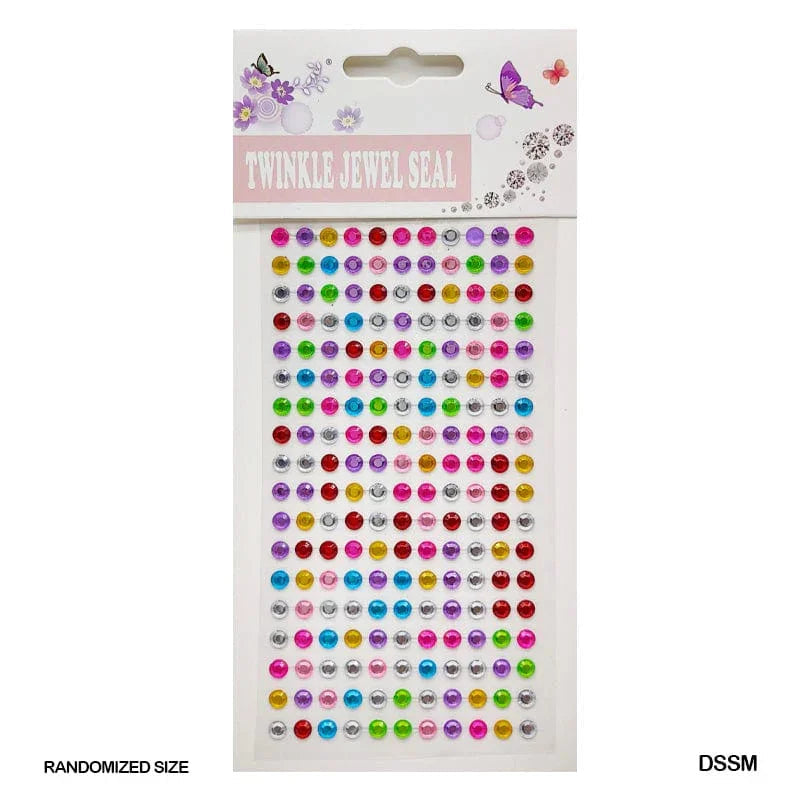 MG Traders Pack Stickers Diamond Journaling Sticker Small Multi Color (Dssm)  (Contain 1 Unit)