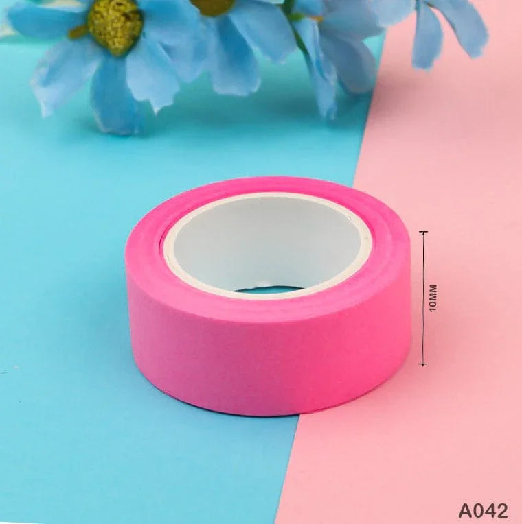 MG Traders Pack Tape A042 Neon Paper Tape 10Mm (A042)  (Contain 1 Unit)