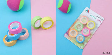 MG Traders Pack Tape A044 Neon Paper Tape 20Mm (A044)  (Contain 1 Unit)
