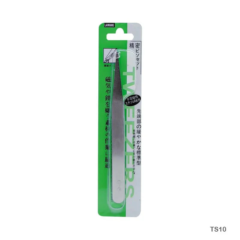 MG Traders Pack Tweezer Ts10 Tweezer Stainless Steel  (Contain 1 Unit)