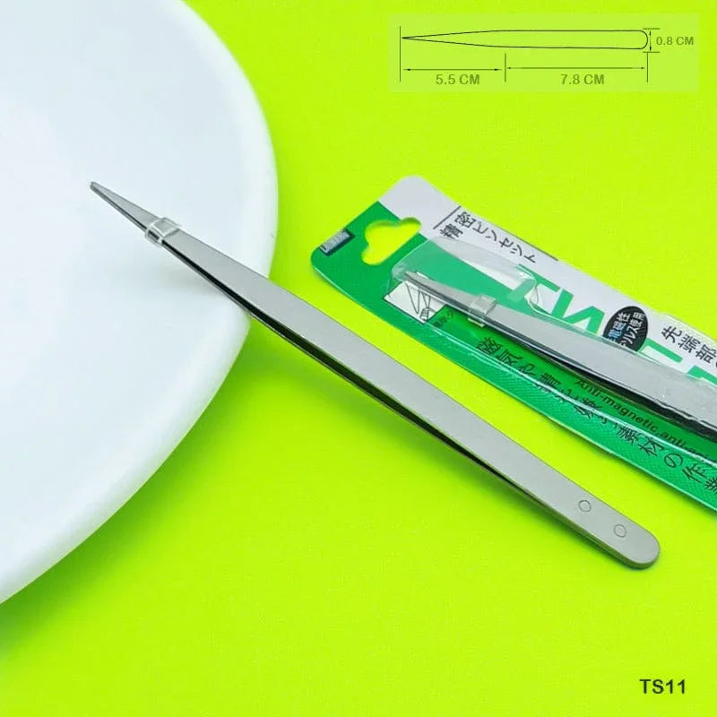 MG Traders Pack Tweezer Ts11 Tweezer Stainless Steel  (Contain 1 Unit)