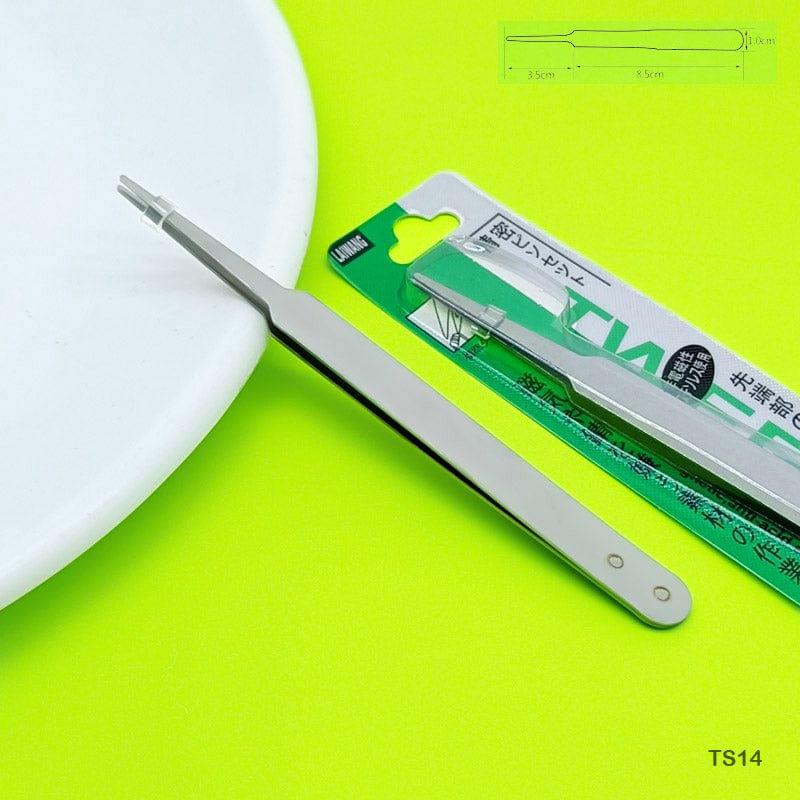 MG Traders Pack Tweezer Ts14 Tweezer Stainless Steel  (Contain 1 Unit)