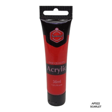 MG Traders Paint & Colours Ap522 36Ml Scarlet Acrylic Paint