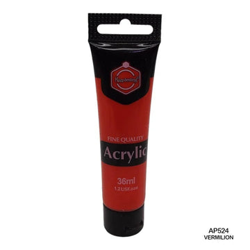 MG Traders Paint & Colours Ap524 36Ml Vermilion Acrylic Paint