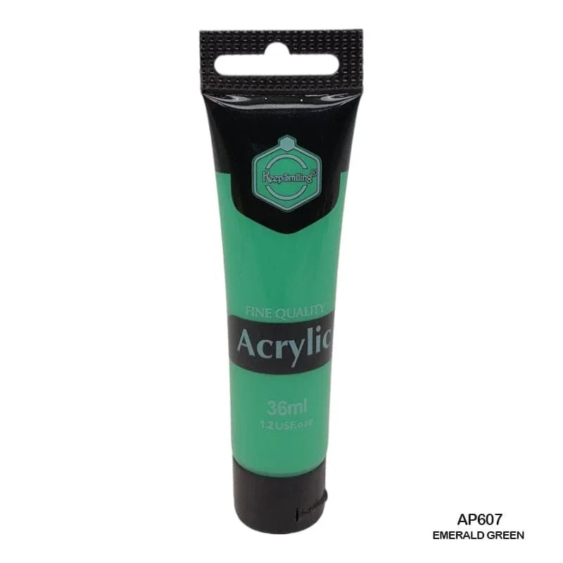MG Traders Paint & Colours Ap607 36Ml Emerald Green Acrylic Paint
