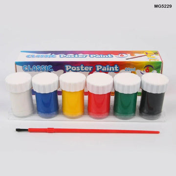 MG Traders Paint & Colours Classic Poster Paint Mg5229 6 Color