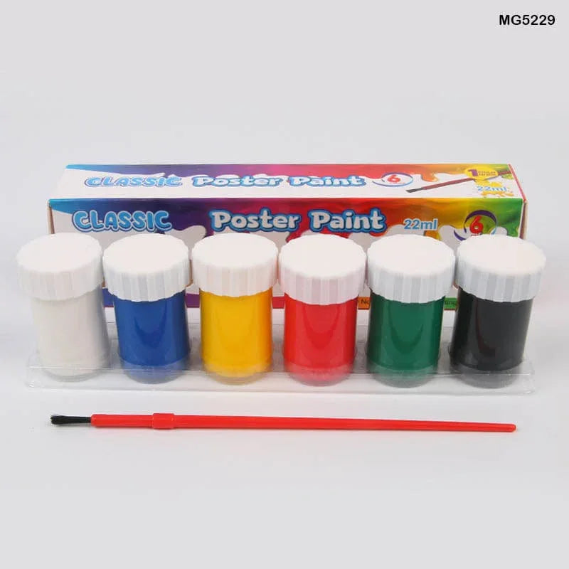MG Traders Paint & Colours Classic Poster Paint Mg5229 6 Color