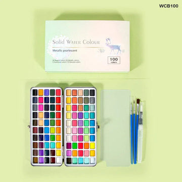 MG Traders Paint & Colours Water Color Set Wcb100 (100 Color)