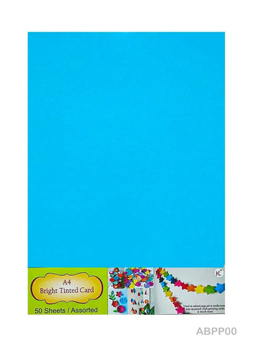 MG Traders paper A4 Bright Tinted Card 50 Sheet (Abpp00)