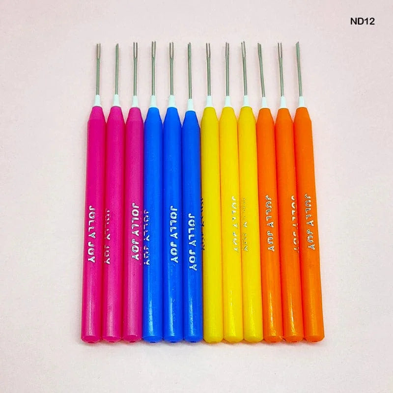 MG Traders Paper Quilling Needles 12Pc Small Pkt (Nd12)
