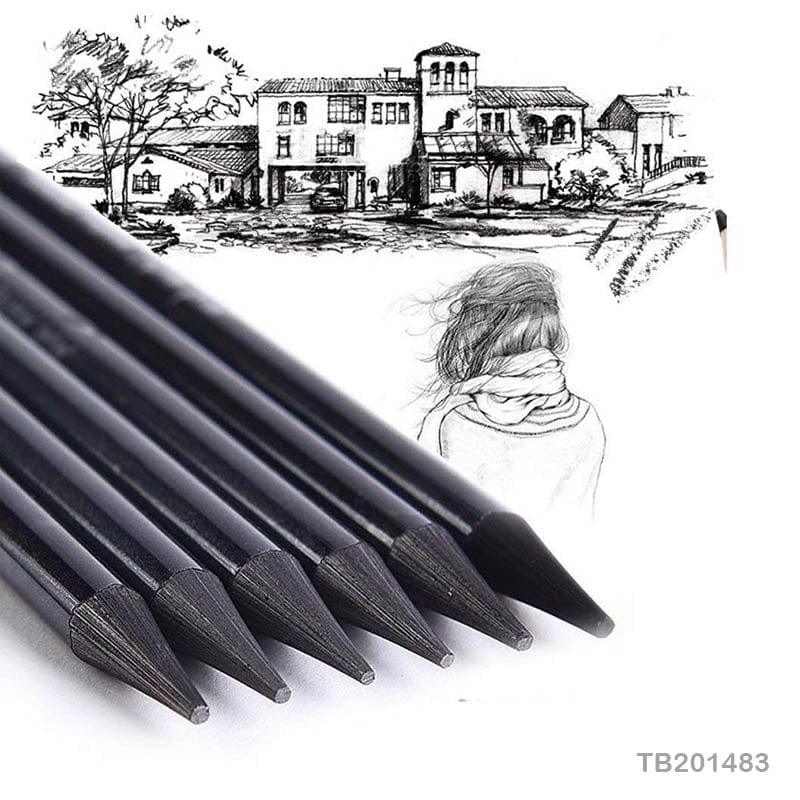 MG Traders Pencil 6Pc Woodeless Graphite Pencil (Tb201483)