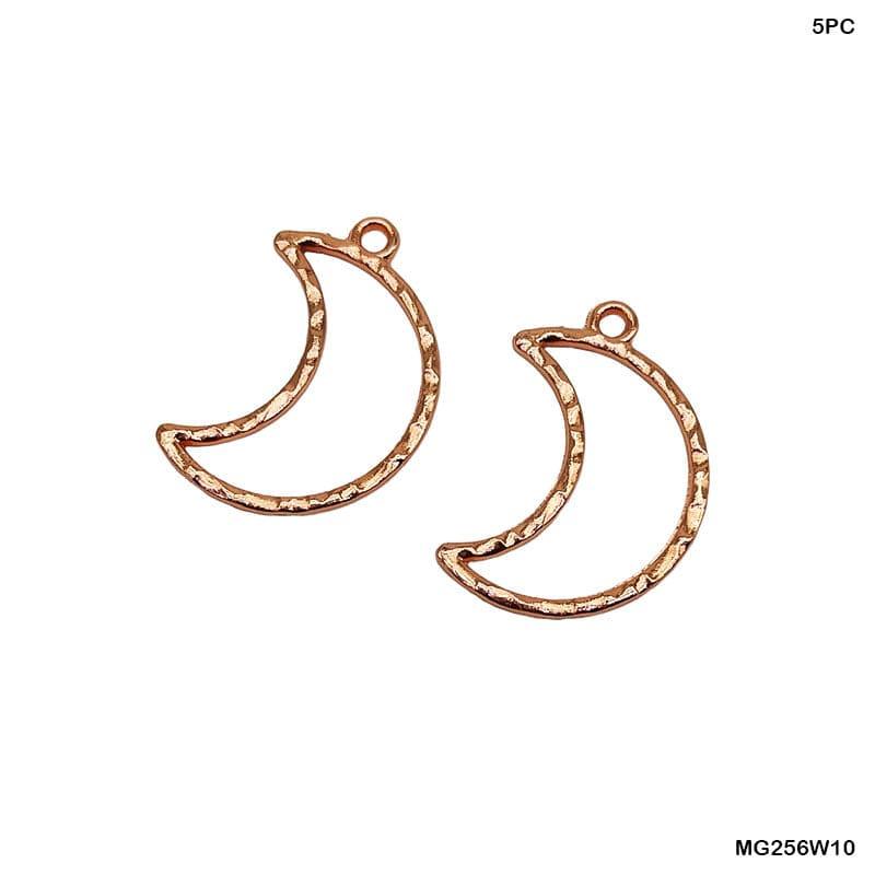 MG Traders Pendant Mg256W10 Bezels 5Pc Rose Gold