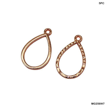 MG Traders Pendant Mg256W7 Bezels 5Pc Rose Gold