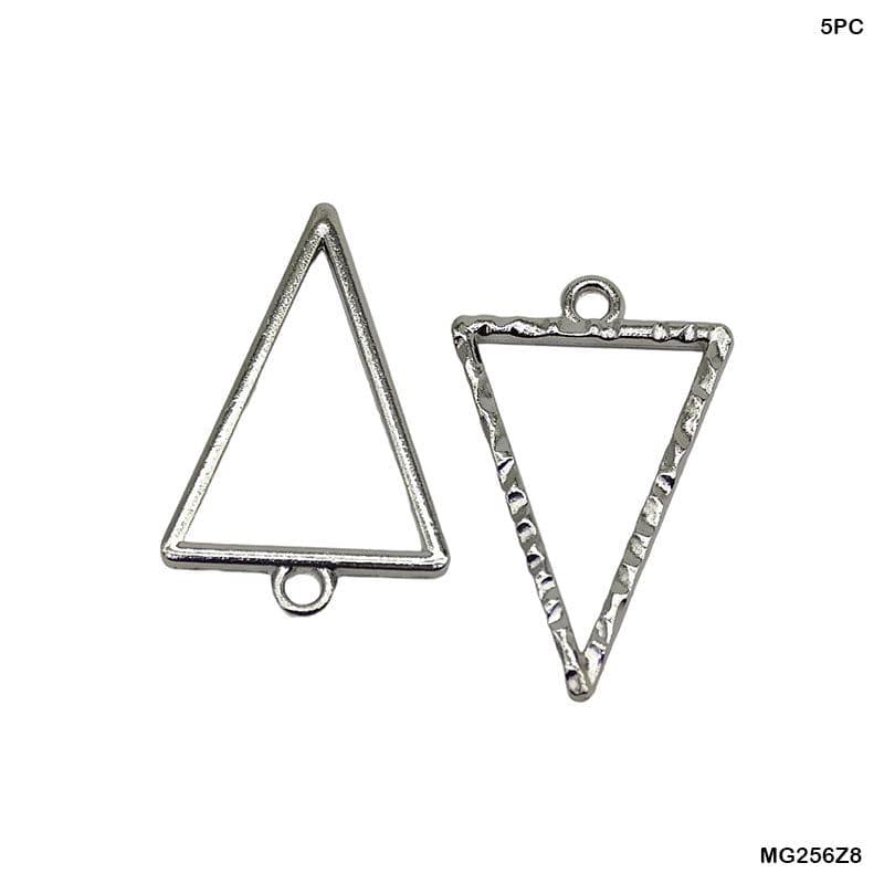 MG Traders Pendant Mg256Z8 Bezels 5Pc Silver