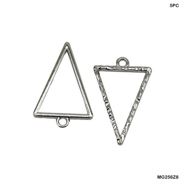 MG Traders Pendant Mg256Z8 Bezels 5Pc Silver