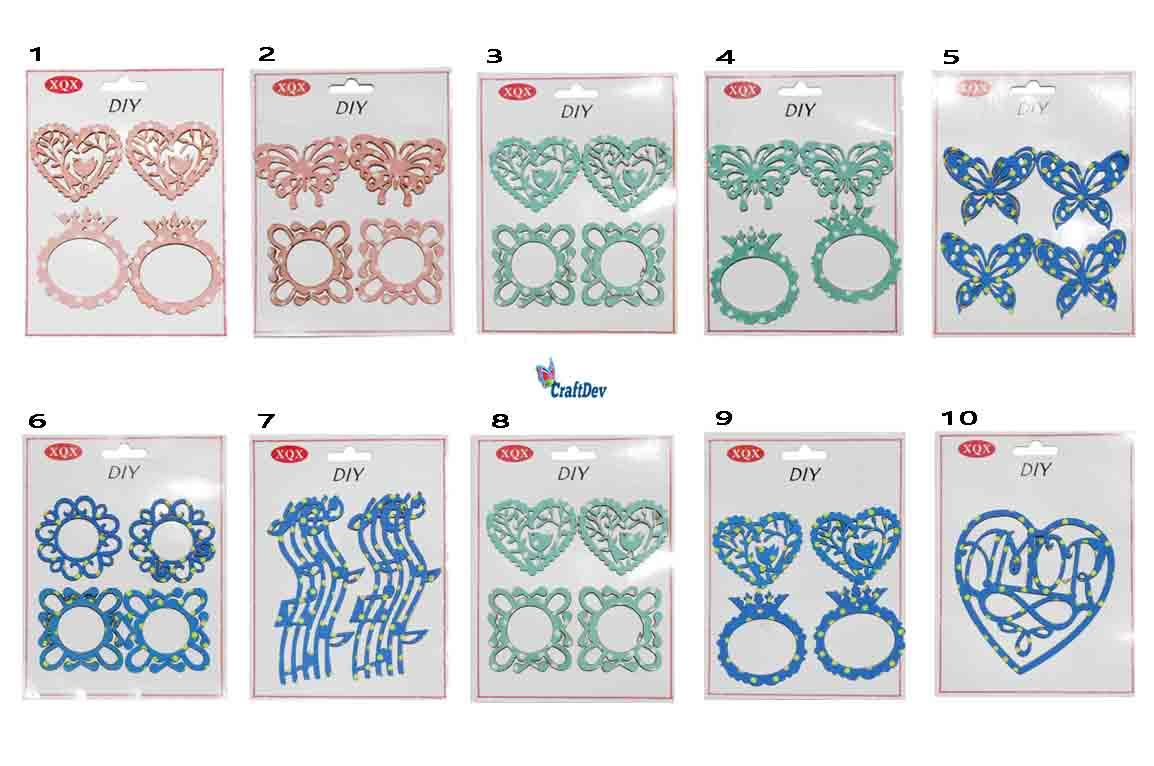 MG Traders Resin Art & Supplies Fabric Cutout (Fc0)