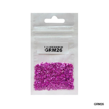 MG Traders Resin Art & Supplies Grm26 Glass Metallic Resin Stones 10Gm