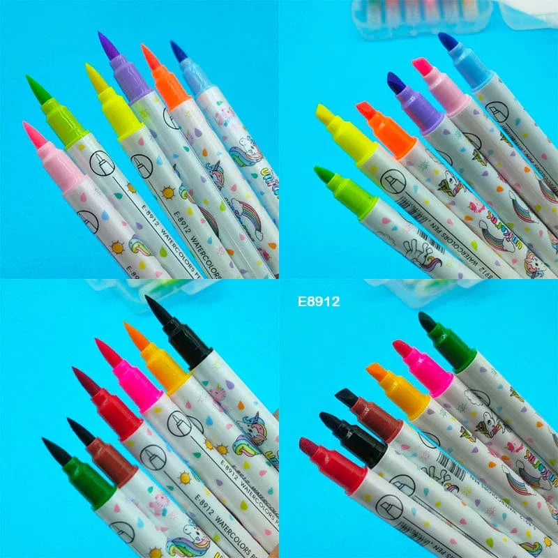 MG Traders Return Gift Products E8912 Two Tone Side Water Color Highlighter Marker