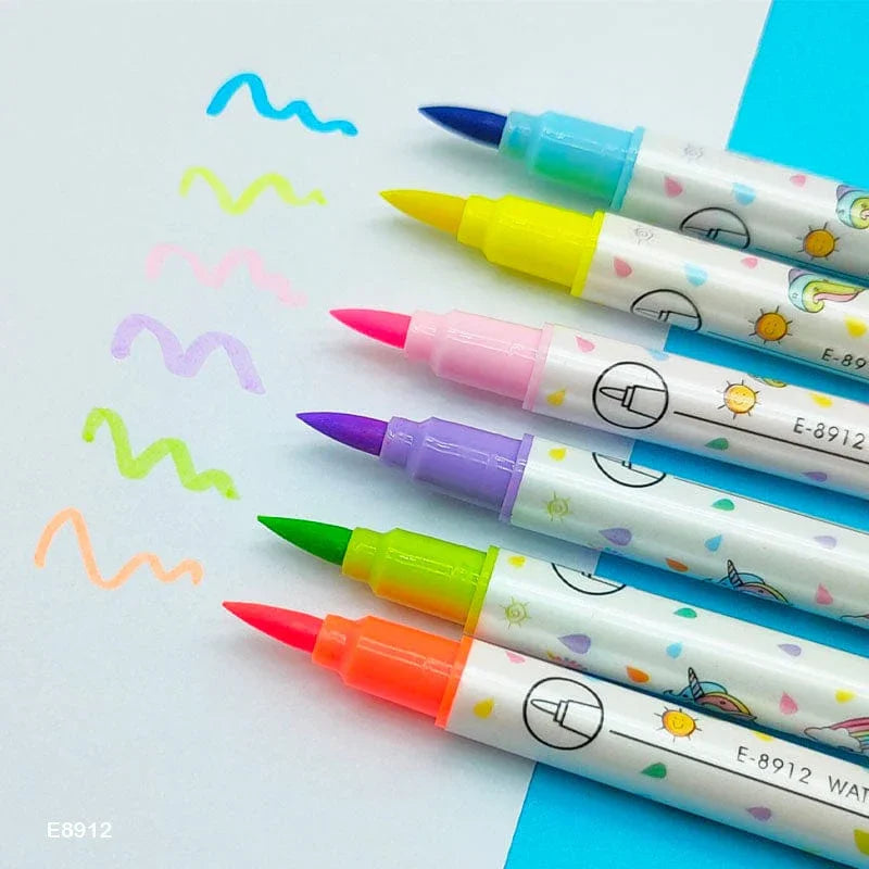 MG Traders Return Gift Products E8912 Two Tone Side Water Color Highlighter Marker