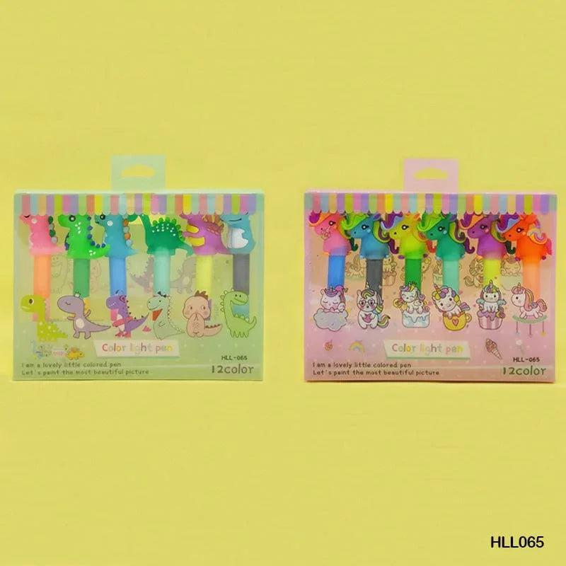 MG Traders Return Gift Products Hll065 Highlighter 6Pc (12 Color)