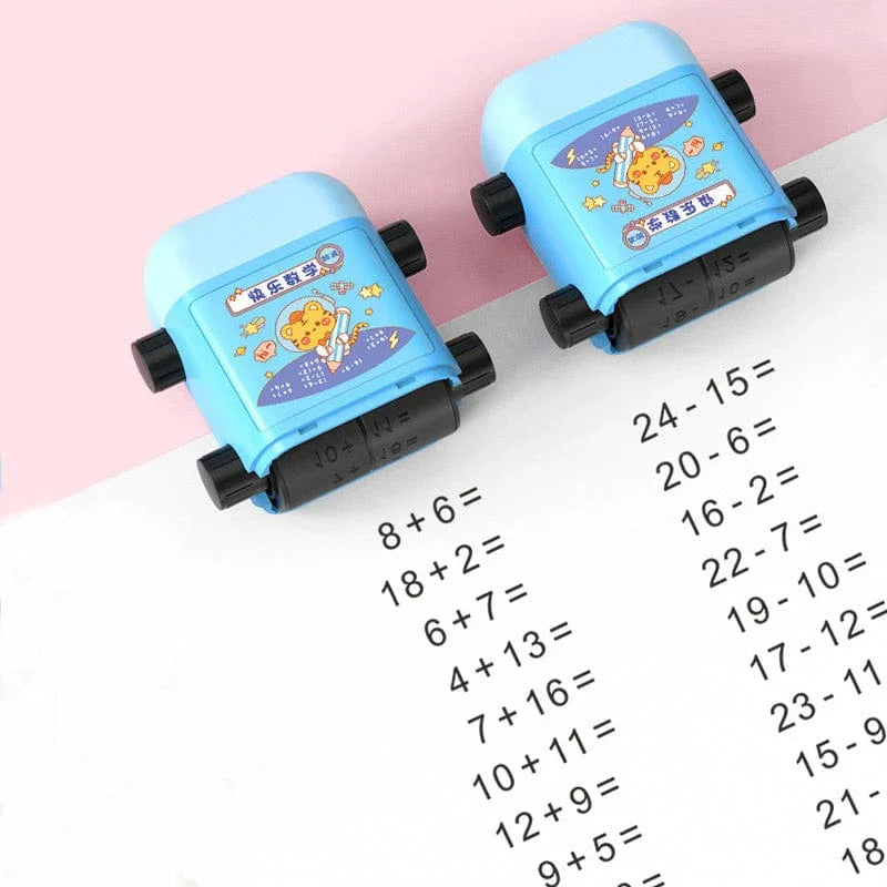 MG Traders Return Gift Products Ssyzp Addition Andsubtraction Arithmetic Stamp Pink