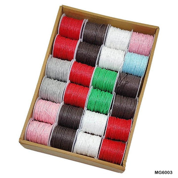 MG Traders Rope & Lace Thread Box 24Pc (Mg6003)