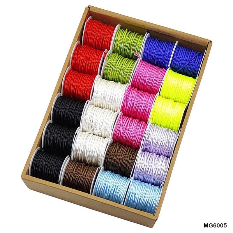 MG Traders Rope & Lace Thread Box 24Pc (Mg6005)