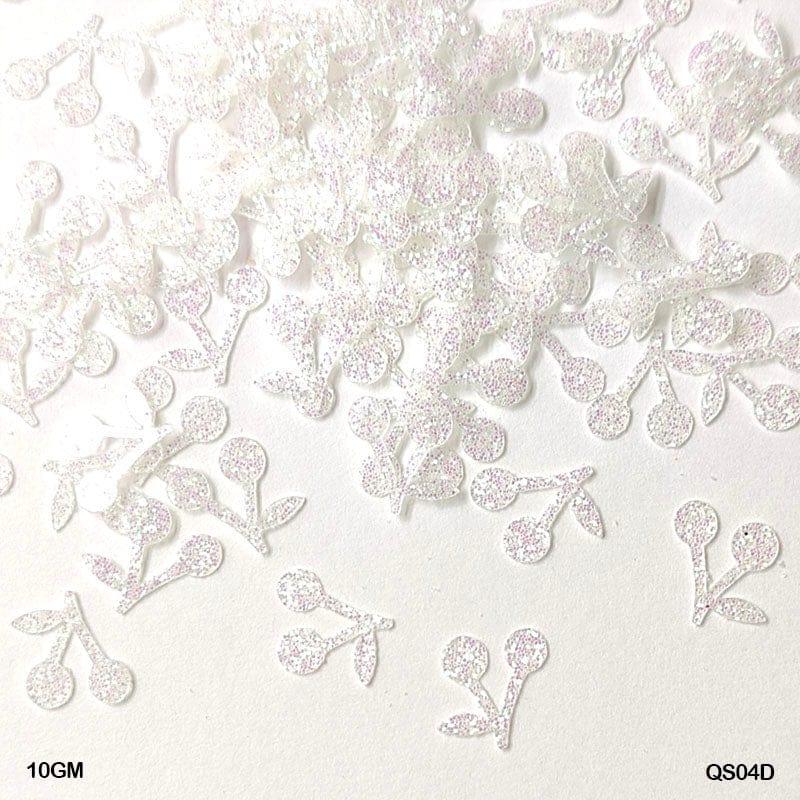 MG Traders Sequin Qs04D Cherry Glitter 9Mm 10Gm Sequins