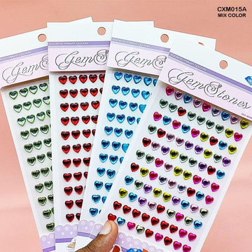 MG Traders Stickers Cxm015A Gem Stones Heat Sticker