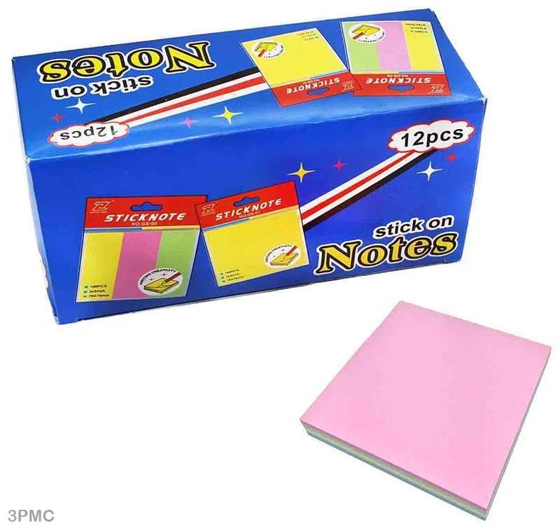 MG Traders Sticky Notes 3X3 Sticky Note Multi Cc (3Pmc)
