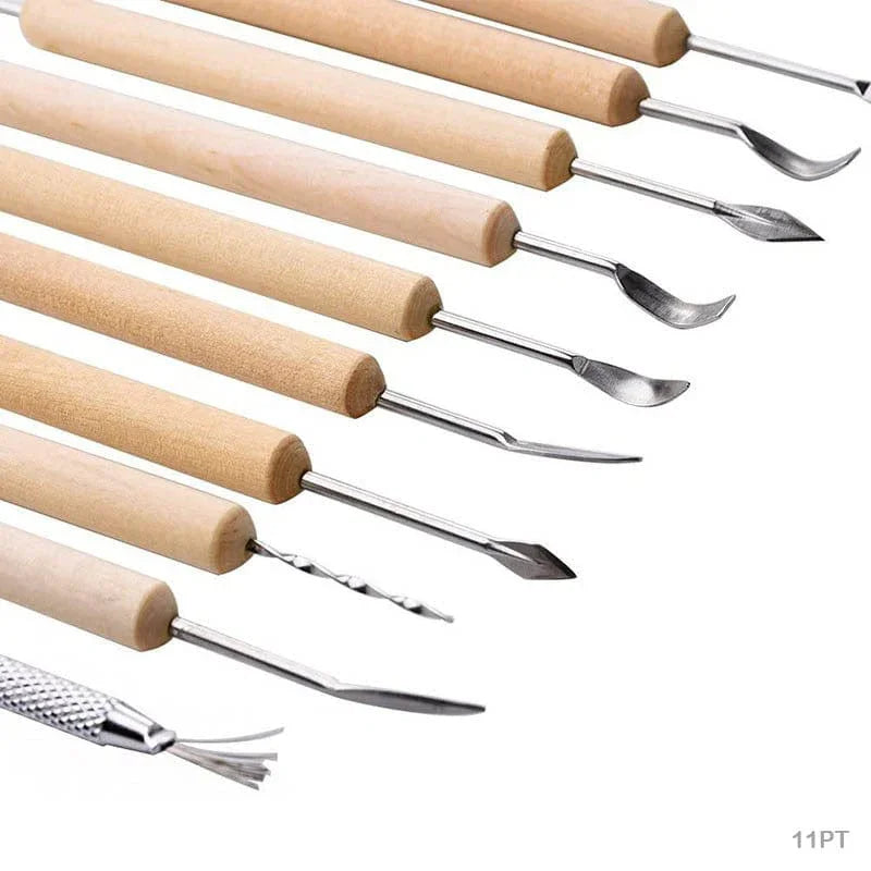 MG Traders Tools 11Pc Pottery Tool Set (11Pt)