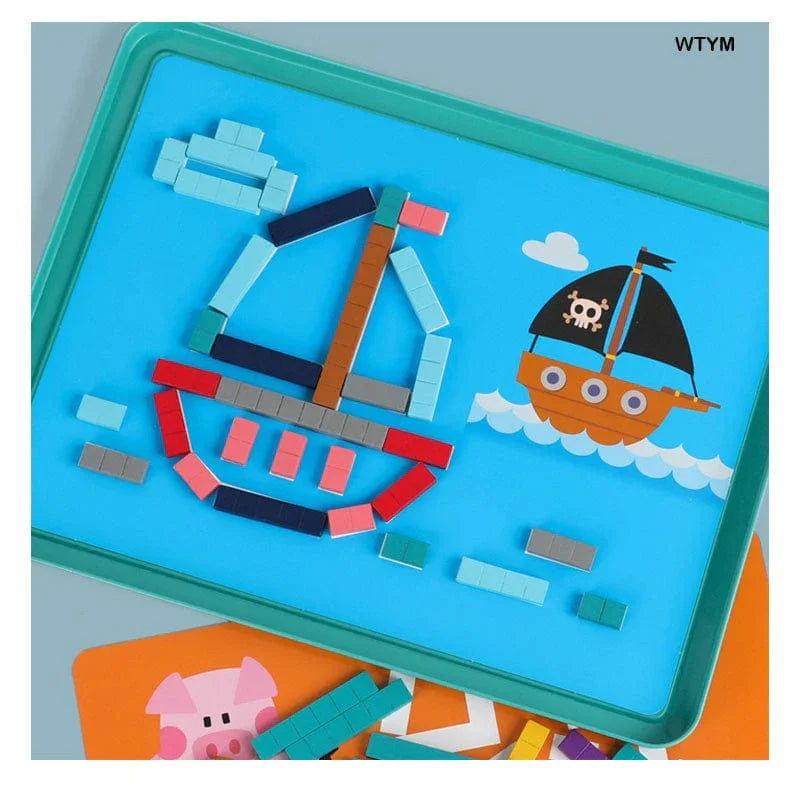 MG Traders Toys & Kits Wt Building Block Puzzle Ym (Wtym)