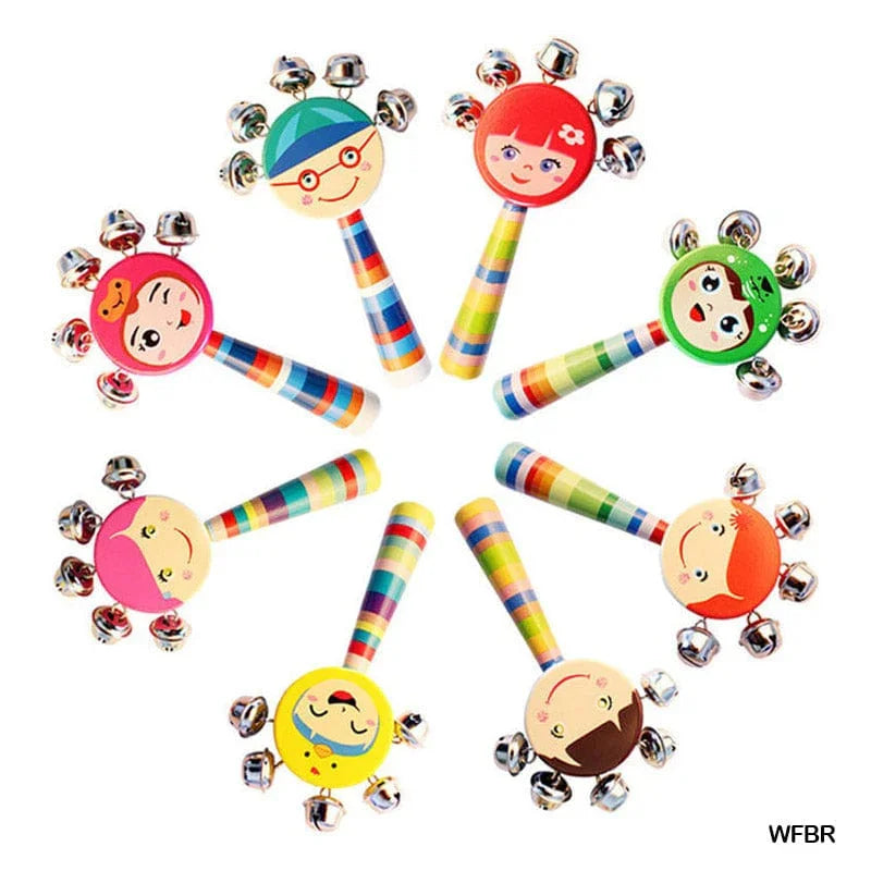MG Traders Toys & Kits Wt Face Bell Rattle (Wfbr)