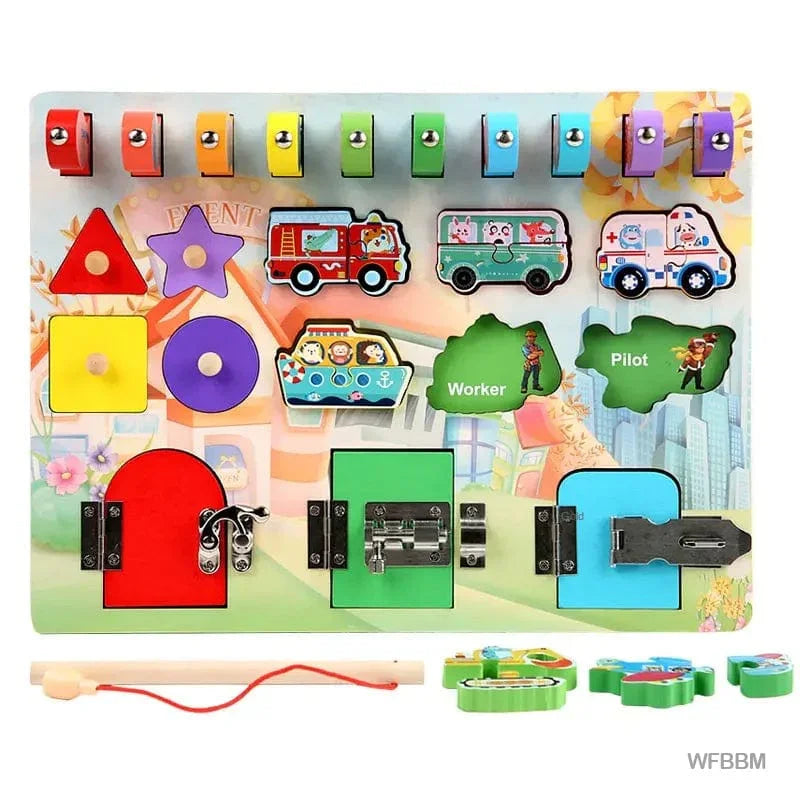 MG Traders Toys & Kits Wt Fishing Busy Board (Wfbbm)